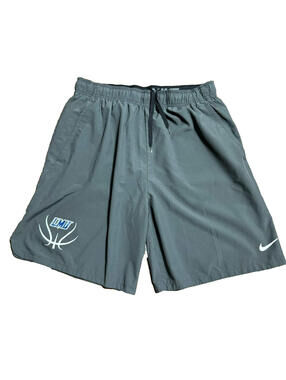 Nike Men's Dri-Fit Lightweight 9" Training Running Shorts Dark Gray LMU Logo L